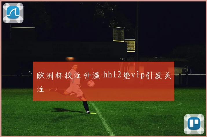 欧洲杯投注升温 hh12垫vip引发关注