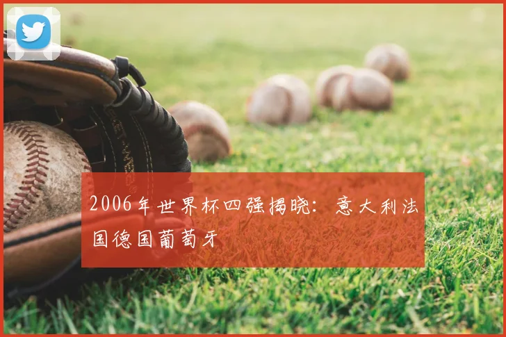 2006年世界杯四强揭晓：意大利法国德国葡萄牙